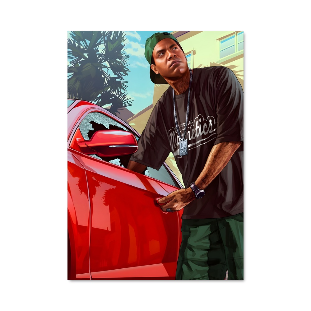 Poster Lamar en Rouge